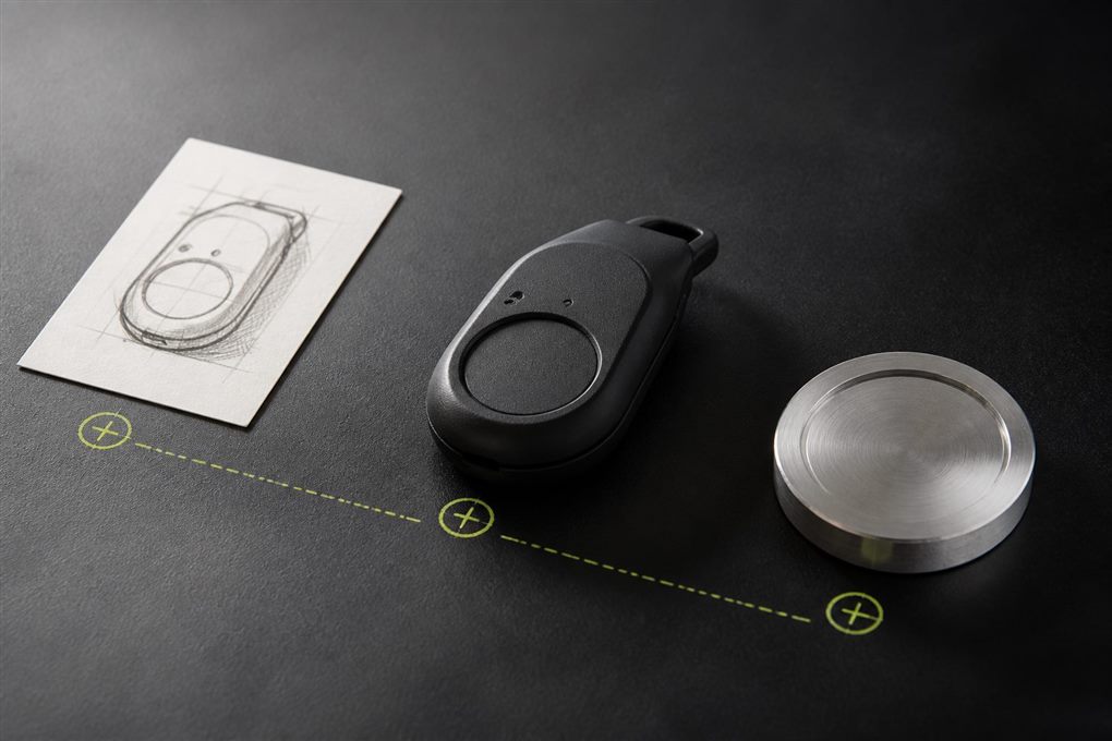 Three tactile objects arranged as a progression from idea to finished offer